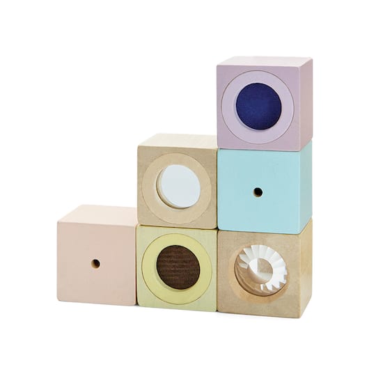 PlanToys Sensory Wooden Blocks Set
